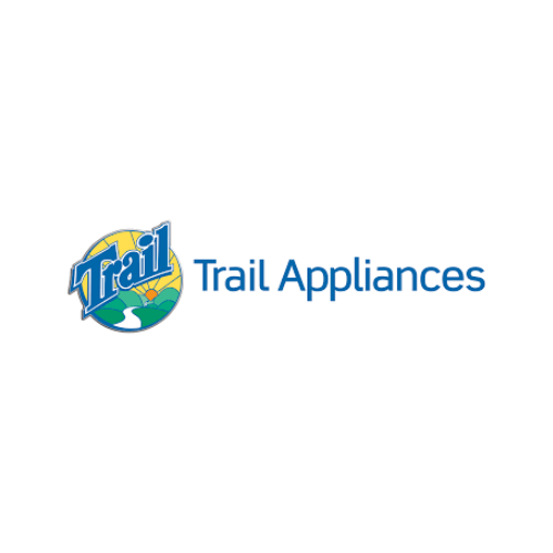 Trail Appliances logo with colorful emblem.